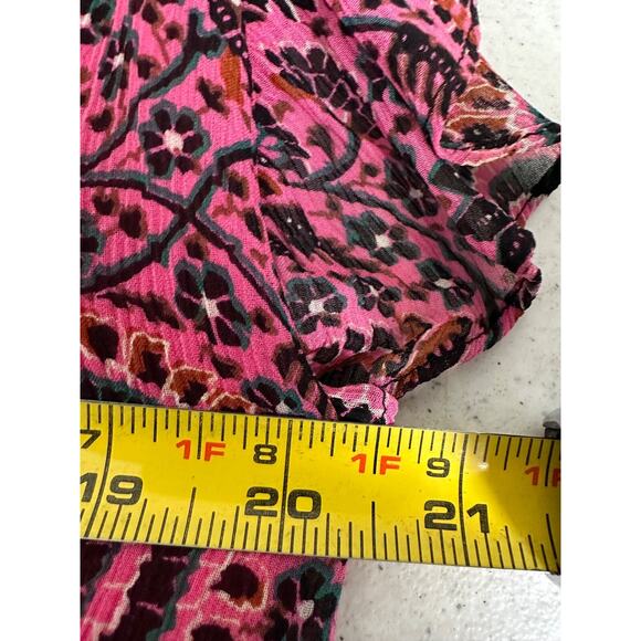 ALC Pink Blouse June Silk Top Size 6 100% Silk Floral Blouse Lined MSRP $294 B12 - Picture 6 of 7